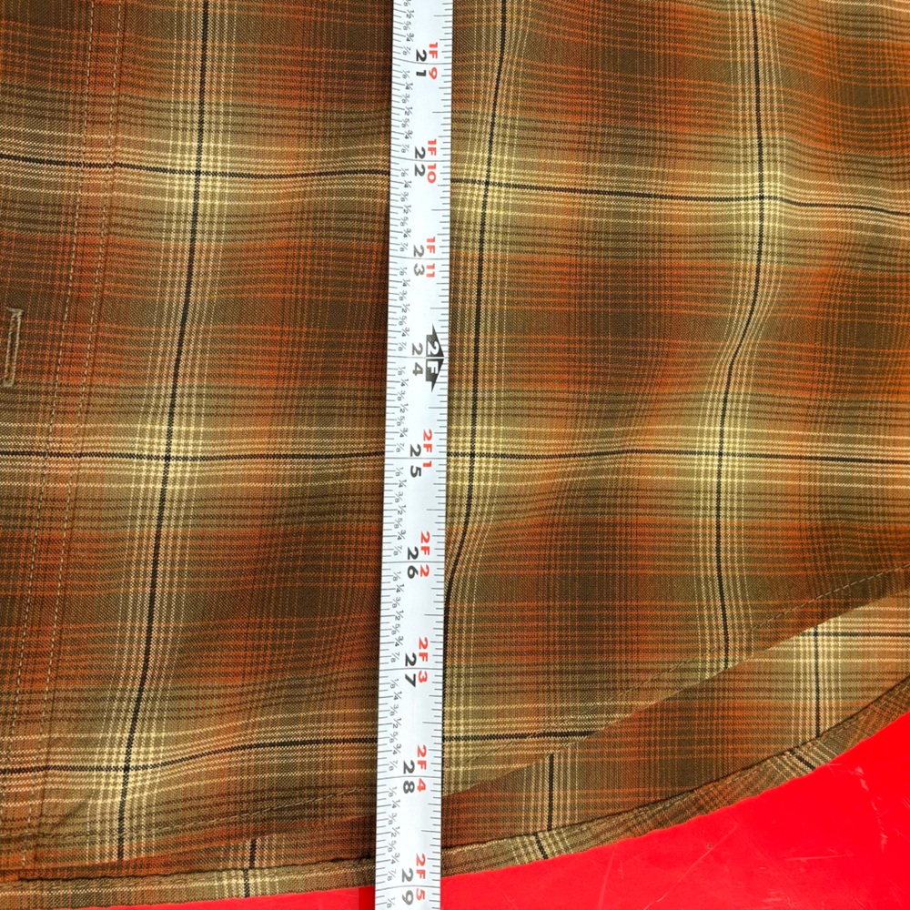 Cabela's Soft Pacific Trail plaid button down, mens medium - Picture 10 of 10